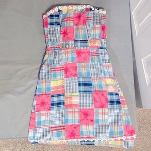 Strapless Lilly Pulitzer Dress (2)